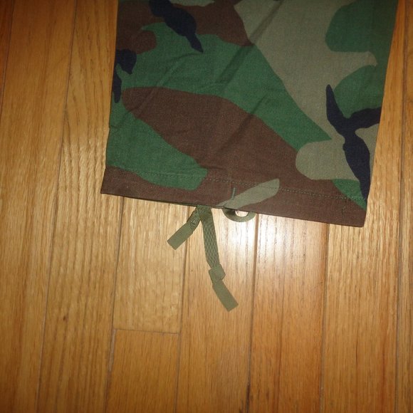 US Army Military Woodland Camo ACU Cargo Pants Medium Regular Waist 31-35" - Picture 8 of 11